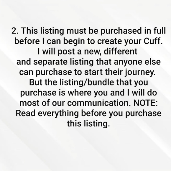 Want a Custom Cuff- 3 - Picture 3 of 16